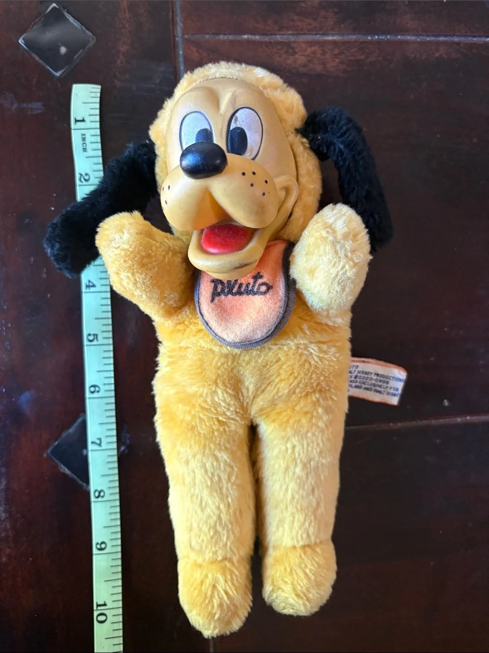 Pluto Disney vintage 60’s-70’s Plush Dog Toy